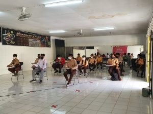 Siap Gelar PTM, 95 Persen Siswa Monamas Sudah Divaksin IMG 20210925 WA0020