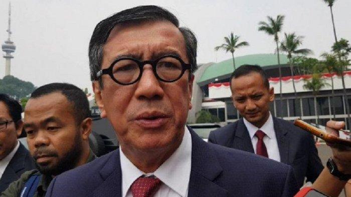 menteri hukum dan hak asasi manusia atau menkum ham yasonna laoly