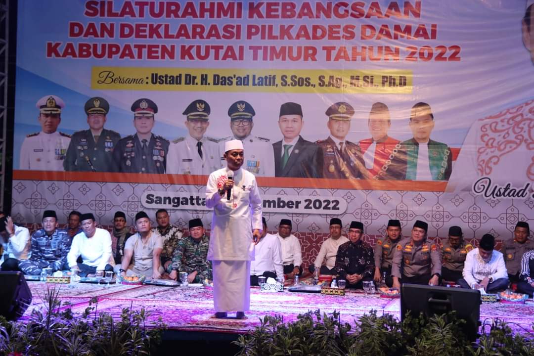Pemkab Kutim Gelar Deklarasi Damai Pilkades Serentak, Hadirkan Ustadz Das'ad Latif