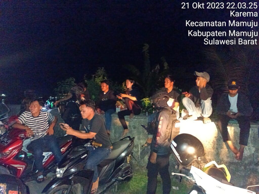 Cegah Gangguan Kamtibmas Dimalam Hari, Satgas Preventif OMB Polresta Mamuju Gencar Gelar Patroli Dialogis IMG 20231022 WA0002