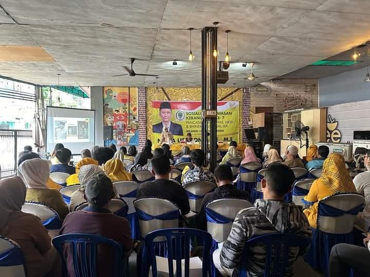 Sosialisasi Wawasan Kebangsaan, Nidya Listiyono di Wilayah II Samarinda.