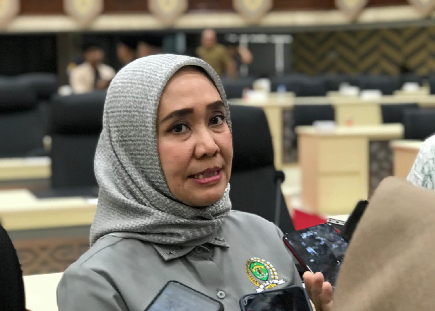 Ketua Pansus fasilitasi pengembangan pesantren, Mimi Meriami BR Pane. (paslan)