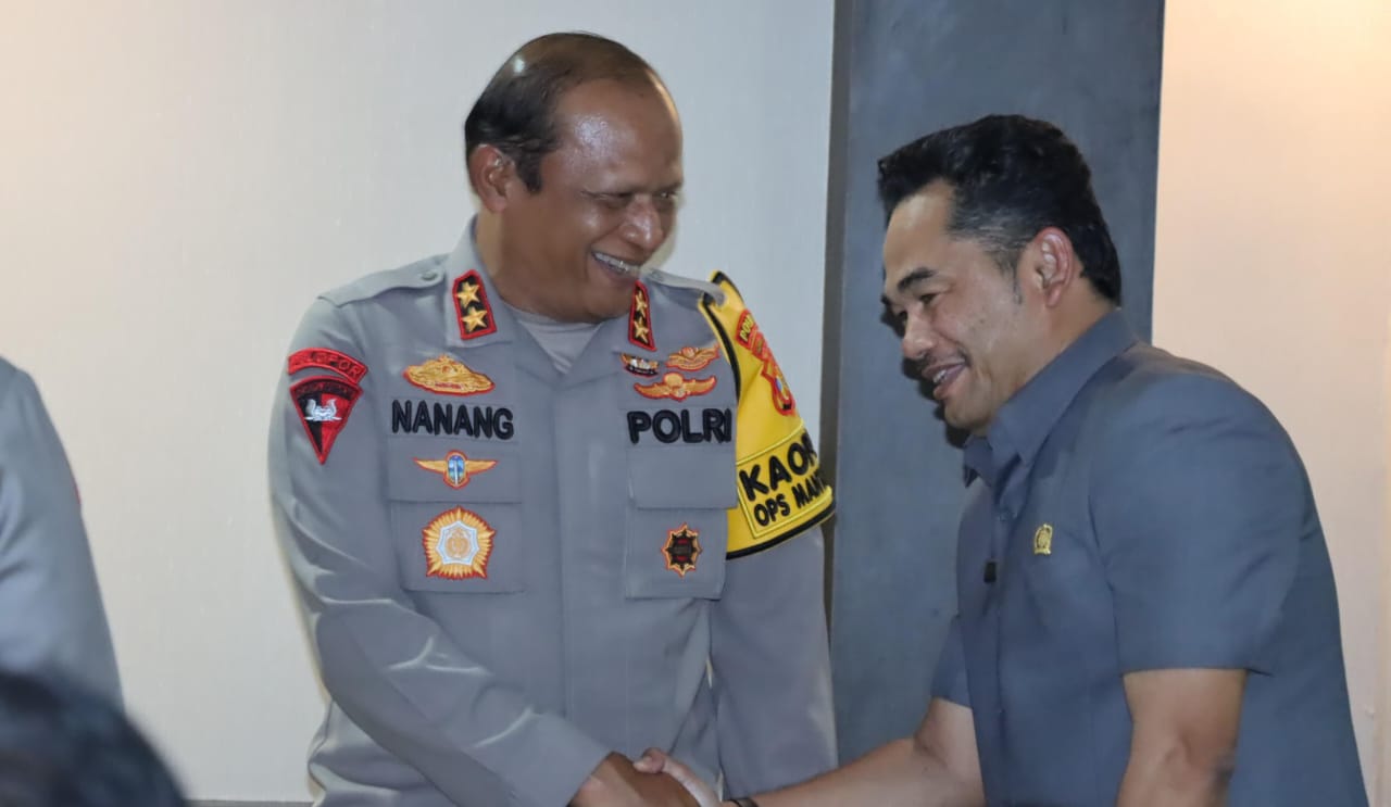 Kapolda disambut langsung Ketua DPRD Kaltim, Mas'ud (Hamas)