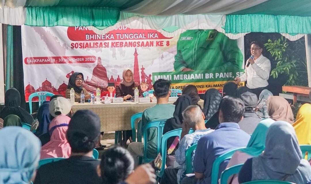 Anggota DPRD Kaltim, Mimi M Pane sosialisasi wawasan kebangsaan di wilayah Balikpapan. (Dok pribadi).
