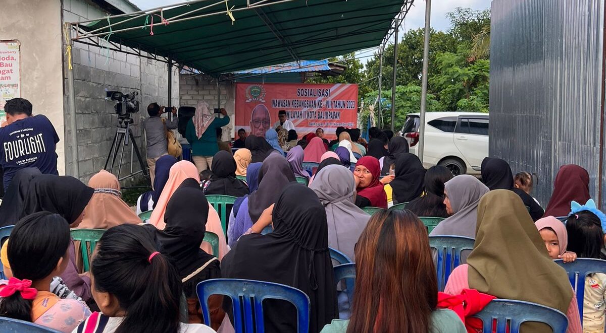 Anggota DPRD Kaltim Muhammad Adam sosialisasi wawasan kebangsaan di wilayah Balikpapan. (Dok pribadi)
