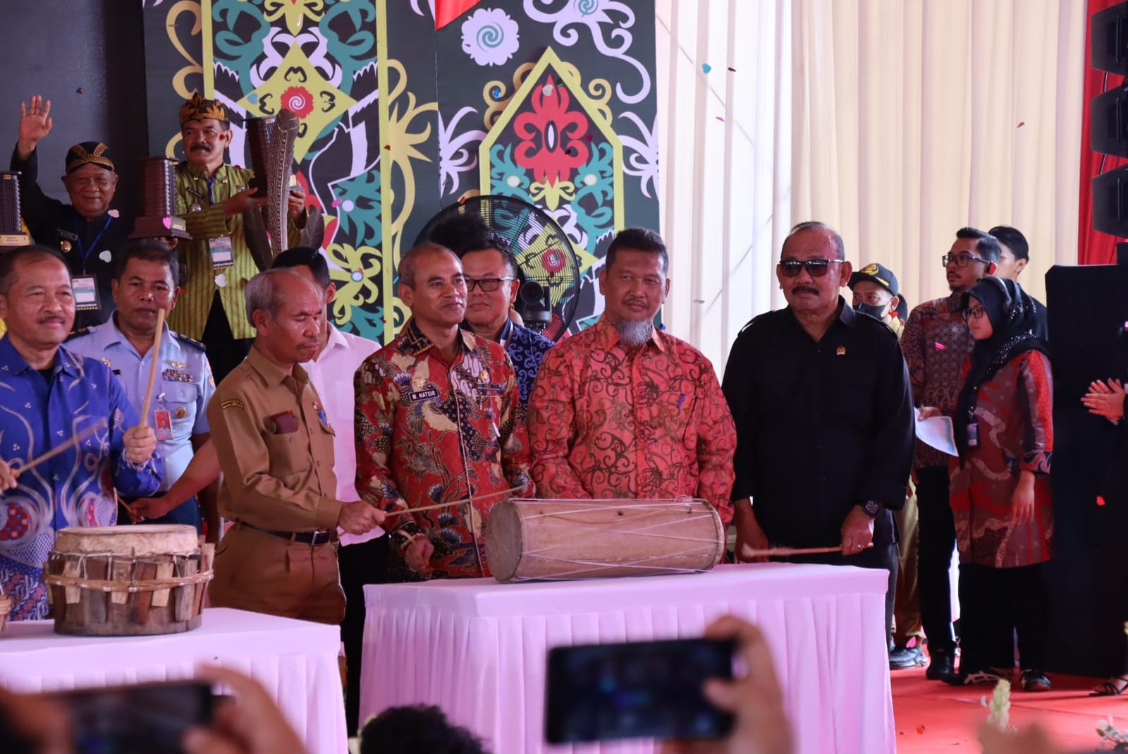 Anggota DPRD Kaltim Andi Harahap saat menghadiri acara Launching Desa Antikorupsi 2023 di Desa Desa Tengin Baru, Kecamatan Sepaku, Kabupaten PPU, Selasa (28/11). (Ist.)