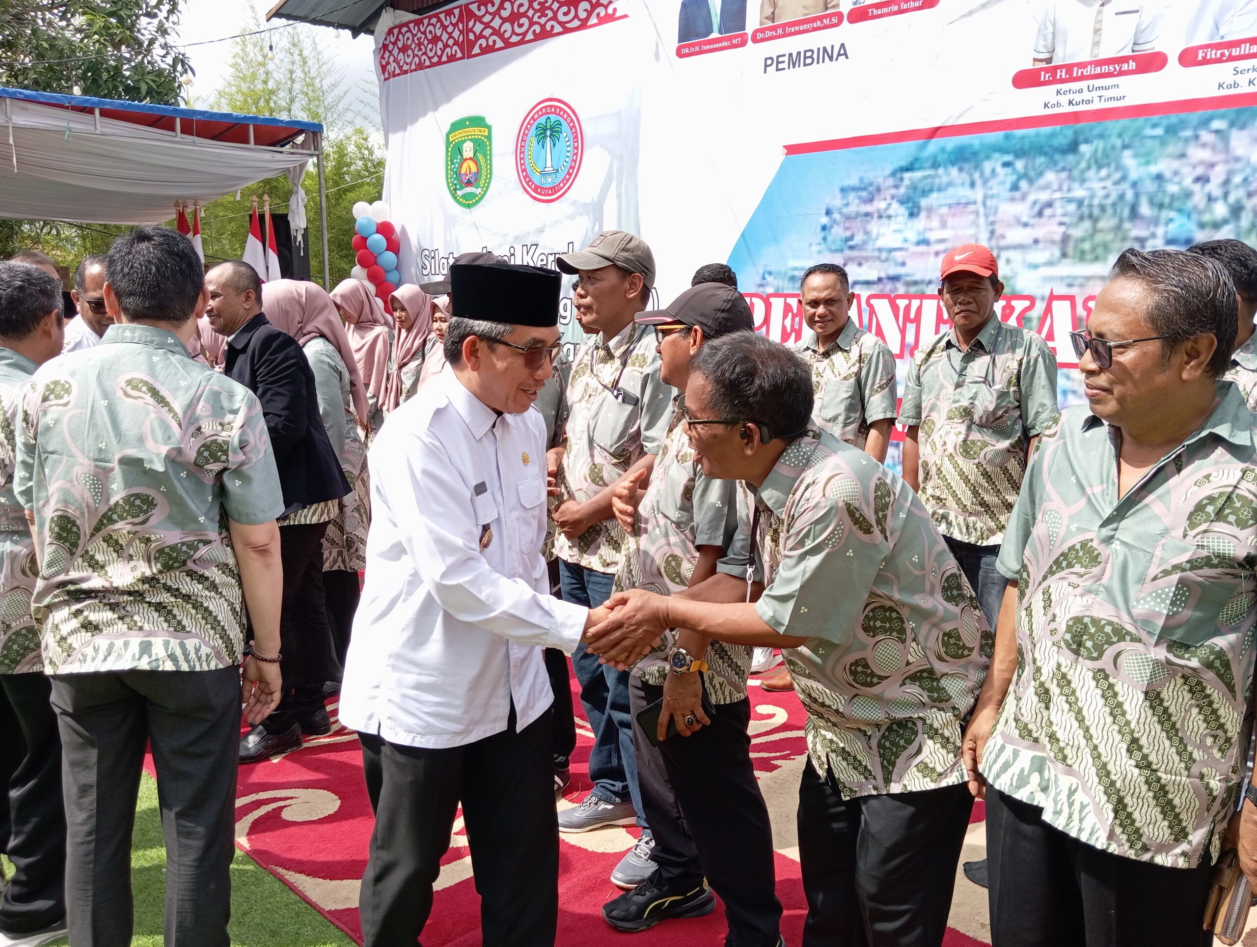 Kegiatan pelantikan pengurus KWS Kutim 3 scaled