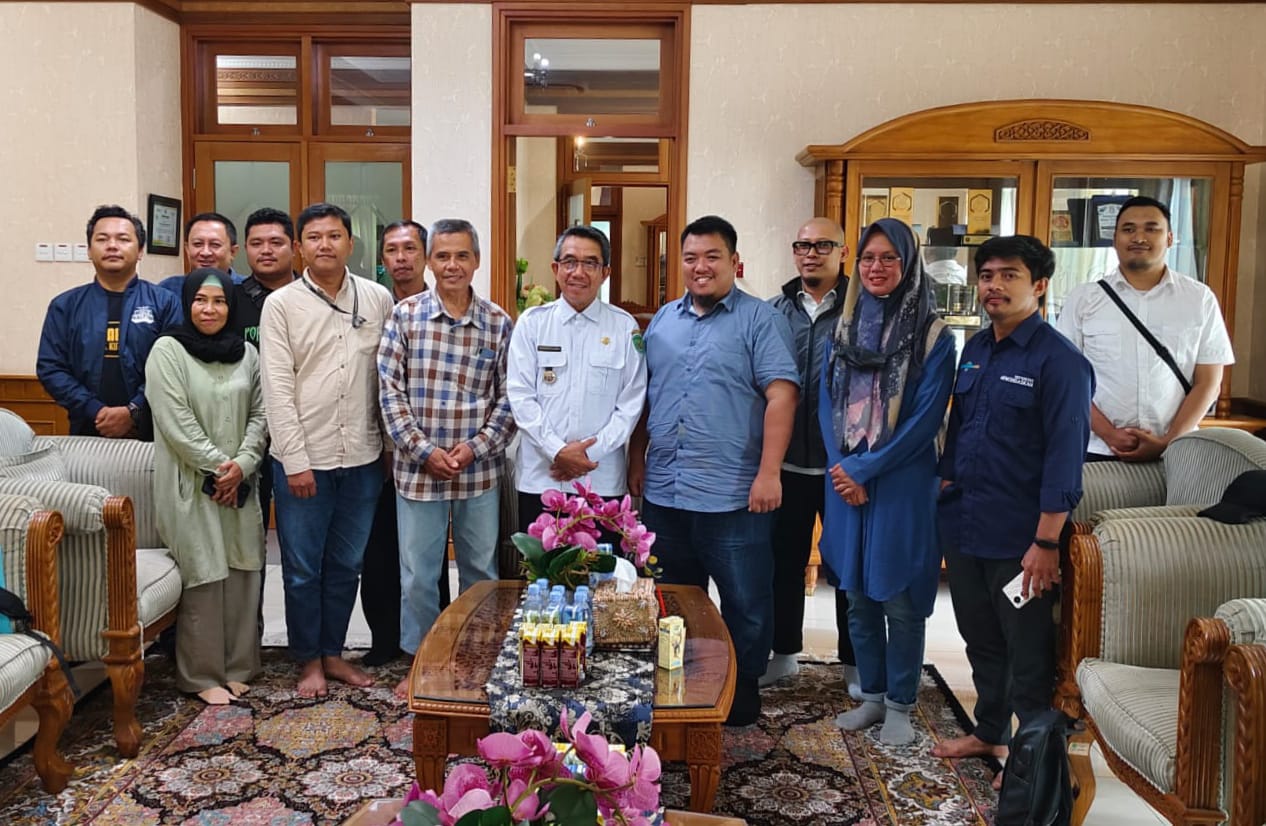 Rombongan PWI Kutai Timur, Sambangi Kediaman Bupati Sampaikan Program dan Kegiatan