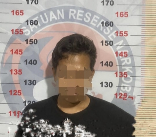 tersangka pelaku narkoba diamankan polisi