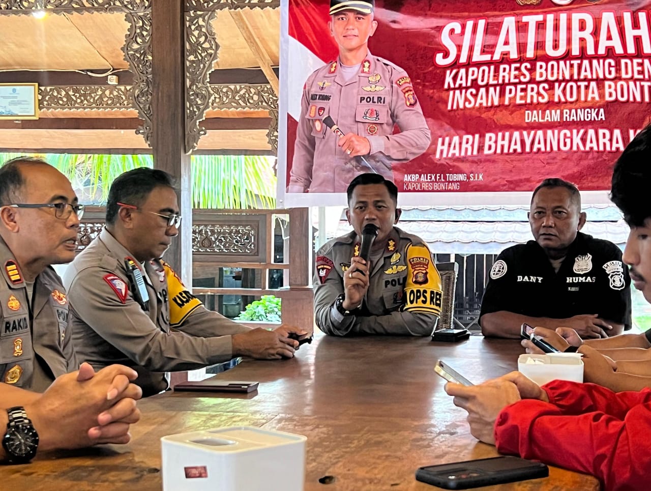 Kapolres Bontang AKBP Alex F. L Tobing