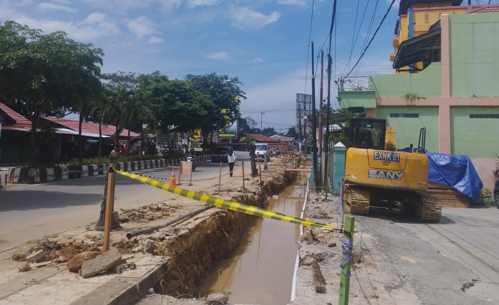 Perbaikan Trotoar Jalan Ahmad Yani dengan Anggaran Rp 11 Miliar Dimulai