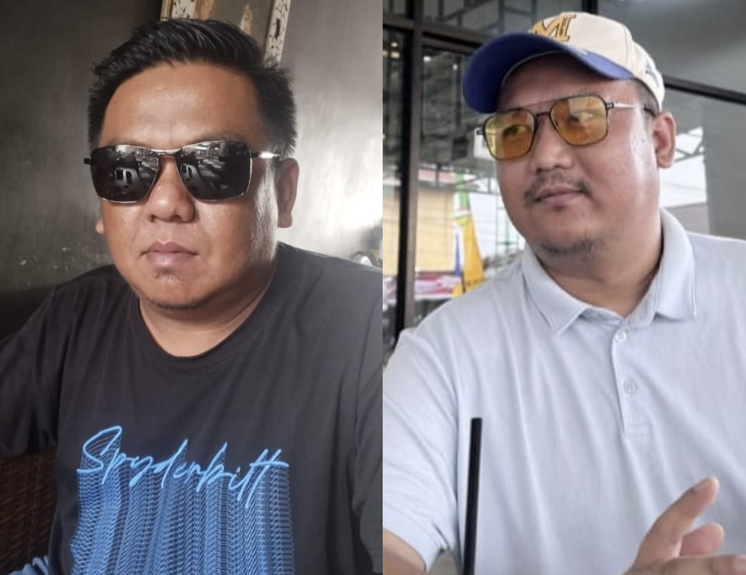 Ketua BMI Bontang Adipt Maraja (kanan) dan Sekretaris BMI Fajar Darwin (kiri).