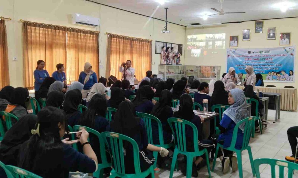 Dinkes Kota Bontang bersama PT KPI untuk menggelar Germas Anak Sekolah melalui program Kolak Pisang. (Fn/Expresi.co)