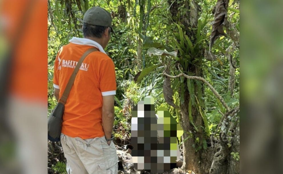 Korban gantung diri di Mamuju, Suhardi Ara (56).
