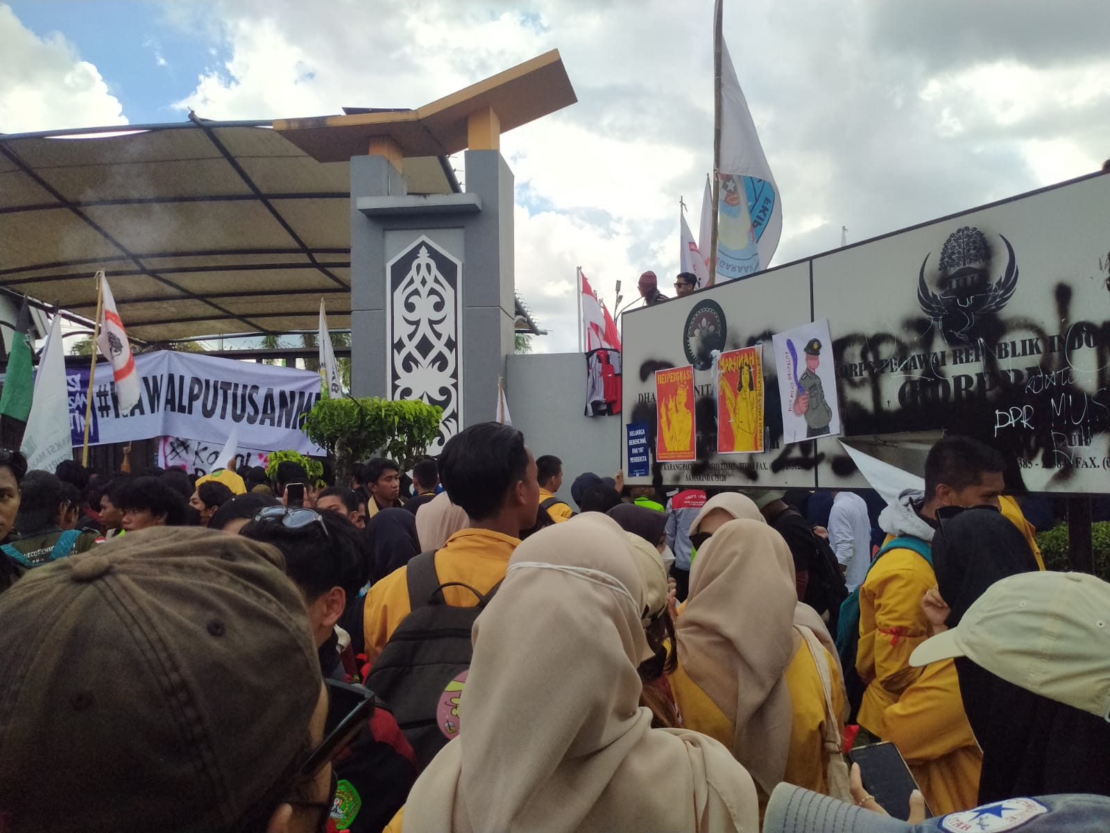 Demontsrasi Aliansi Mahasiswa Kalimantan Timur