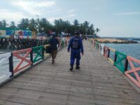 Pantau Wisatawan di Pulau Beras Basah, Sat Polairud Polres Bontang Tingkatkan Keselamatan di Laut