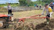 Polres Bontang dan Dinas Pertanian Gelar Aksi Bersih Lahan untuk Penanaman Jagung Serentak