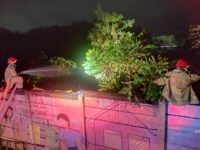 Bekas Kantor Kelsri Terbakar, Diduga Akibat Pembakaran Lahan
