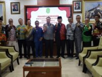 Penandatangan BAST Data KRS Disaksikan Sunggono