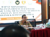 Wakil Ketua Komisi II DPRD Kalimantan Timur, Sapto Setyo Pramono, hadiri Rapat Monitoring Penanganan Ormas yang terafiliasi Premanisme