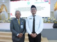 Penyerahan SK Pengangkatan CPNS dan PPPK, serta pengambilan sumpah jabatan di Pendopo Odah Etam, Kantor Gubernur Kaltim, Rabu (7/5/2025).