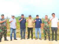 Wakil Ketua DPRD Kalimantan Timur, Ekti Imanuel tinjau lahan pembangunan Markas Kodim di Mahakam Ulu