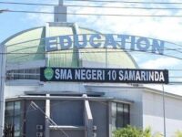 Titik terang lokasi penempatan SMA Negeri 10 Samarinda.