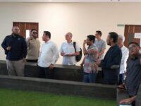 Sidak Komisi II DPRD Kaltim ke Hotel Atlet di kawasan GOR Kadrie Oening Samarinda. Rabu (28/5). (Foto : Humas Sekretariat DPRD Kaltim)