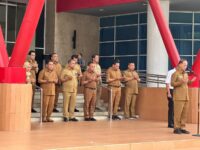 Apel Peringatan Hari Lahir Pancasila 2025, di Halaman Gedung DPU dan Dinas Perkim Kukar.