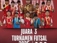 SDN 001 Bontang Utara Cetak Prestasi: Juara 3 Turnamen Futsal SD se-Kota Bontang