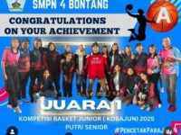 SMPN 4 Bontang Borong Gelar Juara dan MVP di KOBAJUN 2025