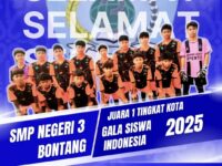 SMPN 3 Bontang Juarai Seleksi GSI Kota, Tundukkan Semua Lawan Tanpa Terkalahkan