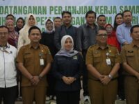 Anggota Komisi IV DPRD Kaltim, Damayanti menghadiri program magang dan pelatihan kerja dari Disnakertrans Kaltim. (Foto : Humas Sekretariat DPRD Kaltim)