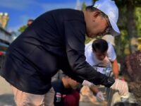 DPMPTSP Bontang Dukung Pengecatan Median Jalan, Wujudkan Kota Asri dan Tertib