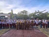 MPLS di SMPN 1 Bontang Tanamkan Nilai Pancasila Sejak Hari Pertama Sekolah