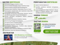Siapkan SDM Unggul, Dinas PU Kukar Gelar Sertifikasi Instruktur Konstruksi KKNI Level 4