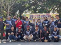 Bidang Bina Konstruksi DPU Kukar Giatkan Gotong Royong di Stadion Aji Imbut