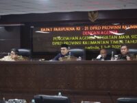 Rapat Paripurna DPRD Kaltim ke - 21.(Foto : Humas Sekretariat DPRD Kaltim)