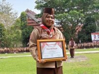 Guru MI di Luwu Utara Ini Bikin Bangga, Raih Juara Pembina Pramuka Terbaik
