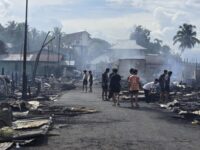 Kebakaran Hebat di Pasar Mansalong, 53 Bangunan dan Puluhan Kendaraan Ludes