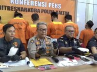 Konferensi pers pengungkapan kasus narkoba oleh Polda Kaltim (dok: expresi)