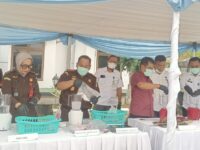 Kejari Bontang musnahkan barang bukti, Rabu 22 Oktober 2025 (dok: Labib/expresi)