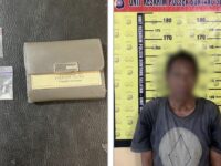 Terduga pelaku dan barang buktinya (dok: Humas Polres)