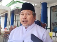 Kepala Kantor Kementerian Agama (Kemenag) Bontang, Muhammad Hamzah seusai Upacara Hari Santri, Rabu 22 Oktober 2025. (Dok: Labib/expresi)