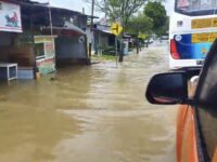 Genangan air di Kota Bontang, Rabu 22 Oktober 2025 (dok: istimewa)