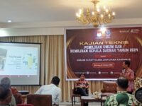 Suasana Kajian Teknis KPU Bontang bersama sejumlah perwakilan partai di hotel Equator, Kamis, 23 Oktober 2025. (Dok: Labib/Expresi)