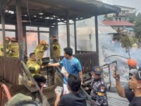 Kebakaran Jalan Kilat, RT 32, Kelurahan Baru Ilir, Kecamatan Balikpapan Barat (dok: expreai)