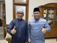 H Irwan saat berkunjung ke Rumah Jabatan Bupati Kutim, H Ardiansyah Sulaiman
