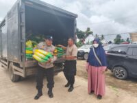 Gerakan Pangan Murah (GPM) yang digelar Polres Kutai Timur (dok : Ahm/expresi)