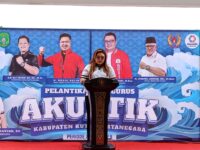 Ketua Umum Akuatik Kukar, Novia Wulandari Damansyah.